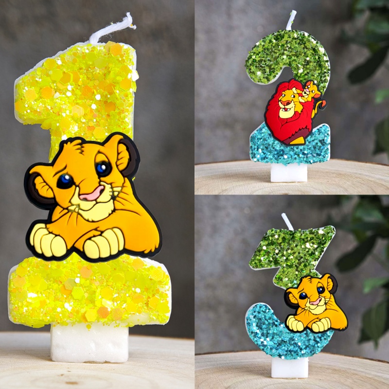 Zebra Candle Supplies - Aslan Kral Simba Mum Numarası 0-9