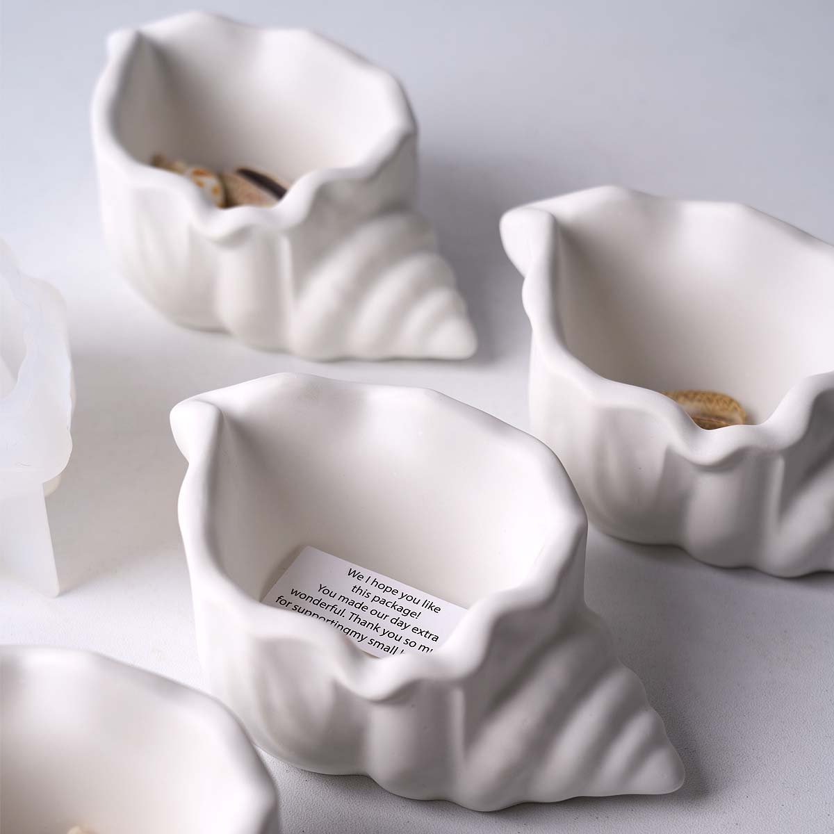 Candle Supplies Jars - Kabuklu Mum Kavanoz silikon kalıp DIY