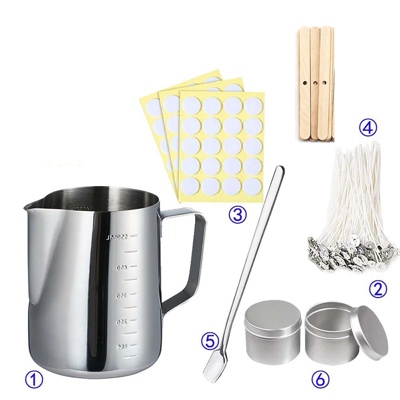 Candle Supplies Jars - Mum Yapımı Malzemeleri Seti DIY Mum