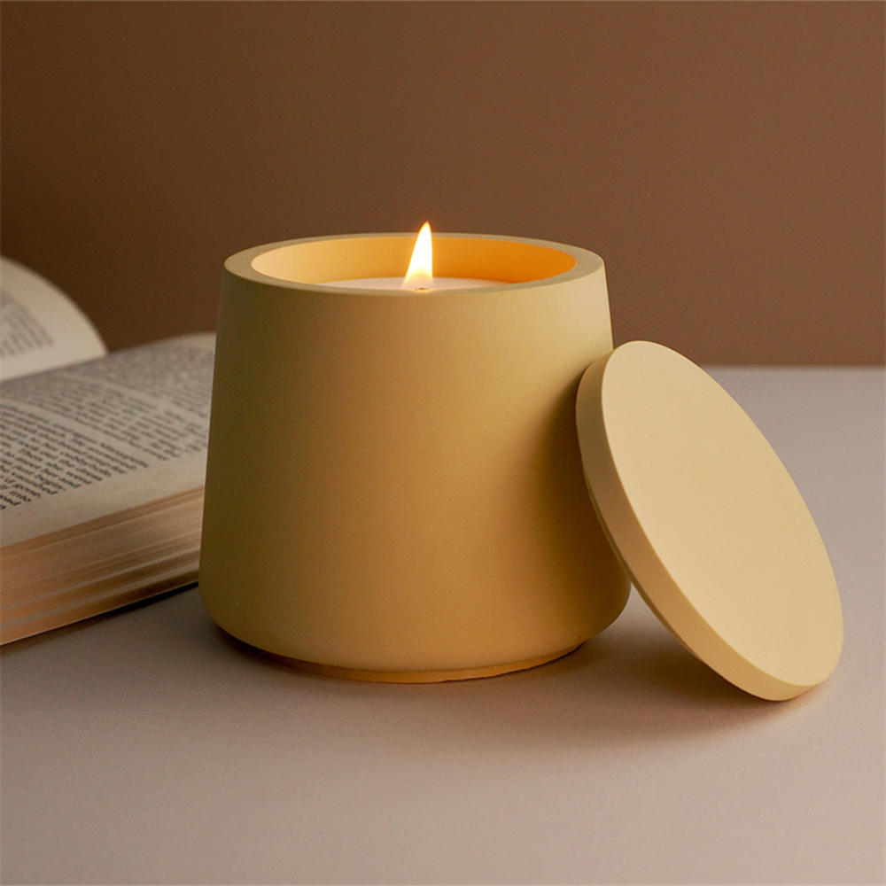 Candle Supplies Jars - Mum Kavanoz silikon kalıp kapaklı DIY