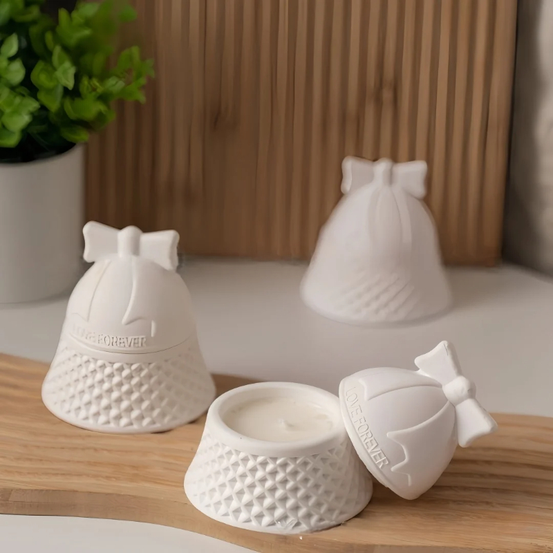 Candle Supplies Jars - Noel Çan Şekilli Silikon Kalıp Aromaterapi