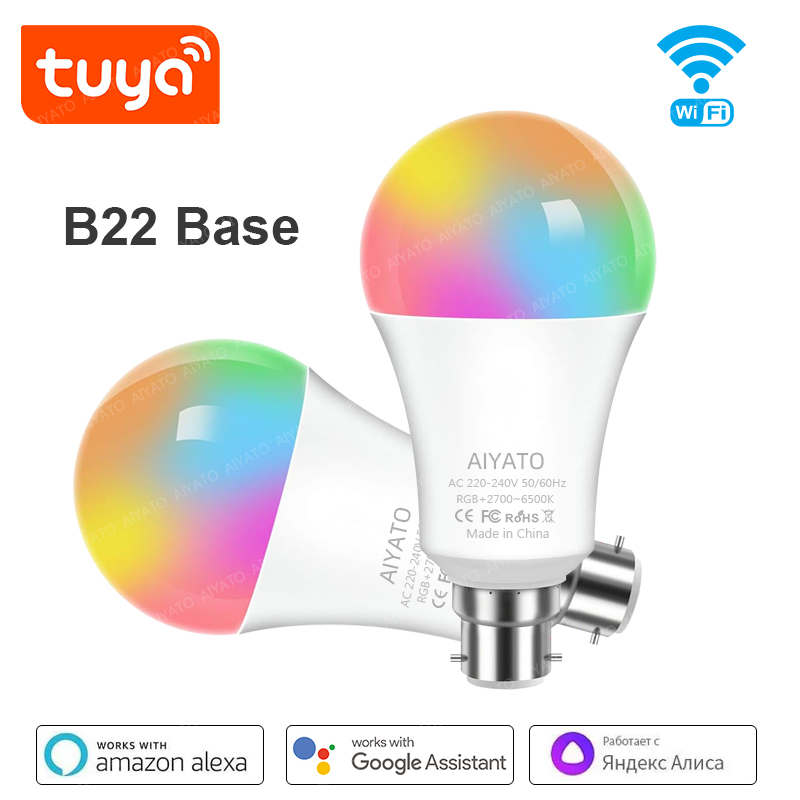 Candle Making Supplies Uk - B22 Base UK TUYA Wifi Akıllı