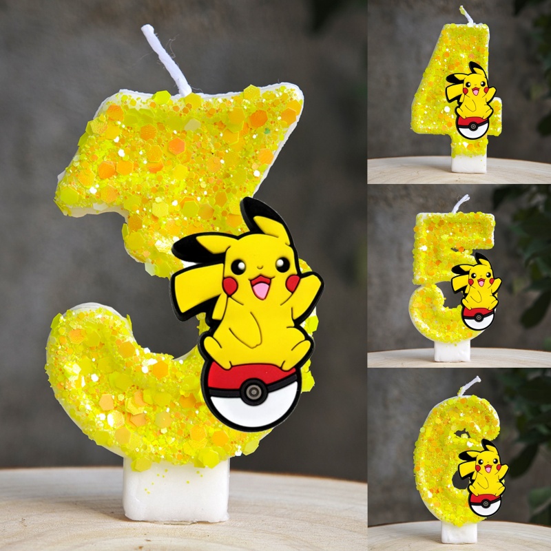 Zebra Candle Supplies - Pokemon Pikachu Mum Canavar Dijital Çocuk