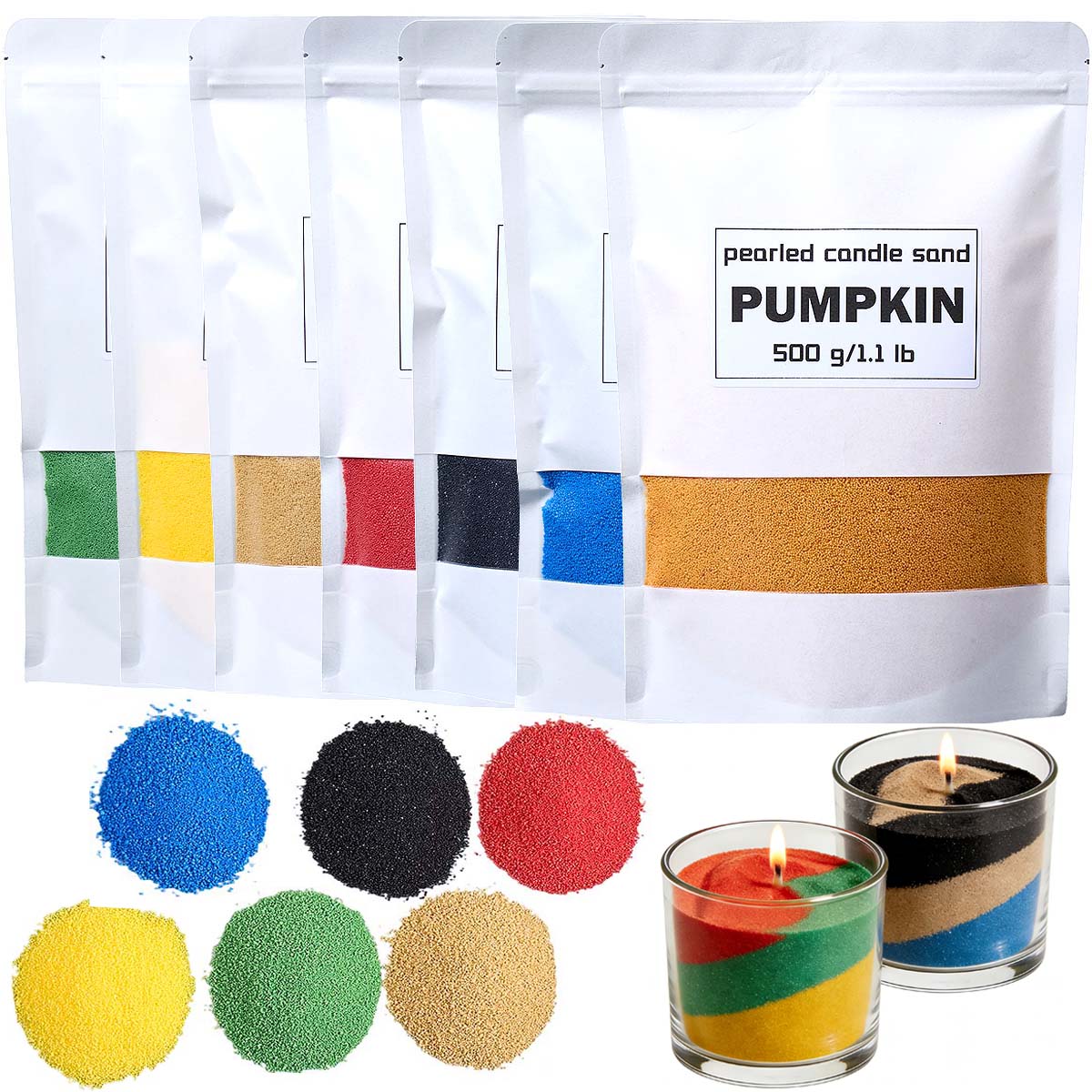 Candle Supplies Bulk - 500g Renkli Granül İnci Balmumu DIY