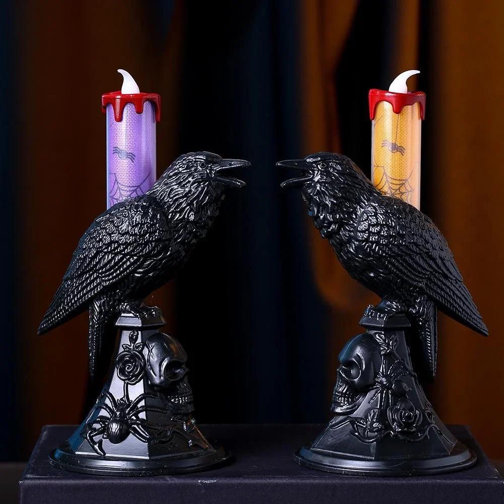 Siyah Karga Heykeli Şamdan Cad - Candle Supplies Europe incelemesi ve fiyatı