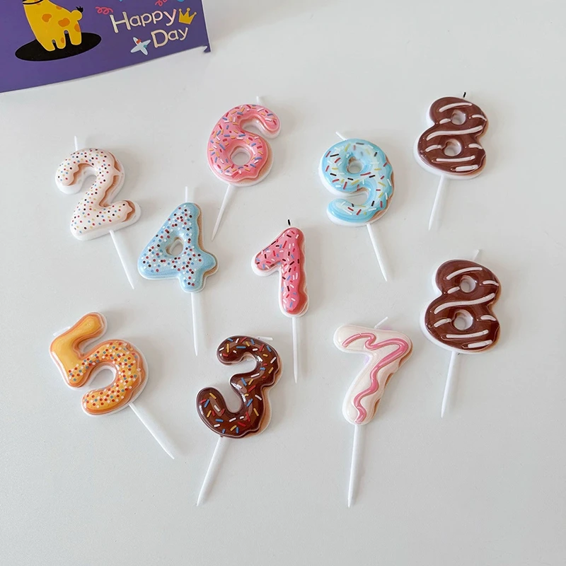 Tatlı Çörek Numarası Mum 0-9 N - Zebra Candle Supplies incelemesi ve fiyatı