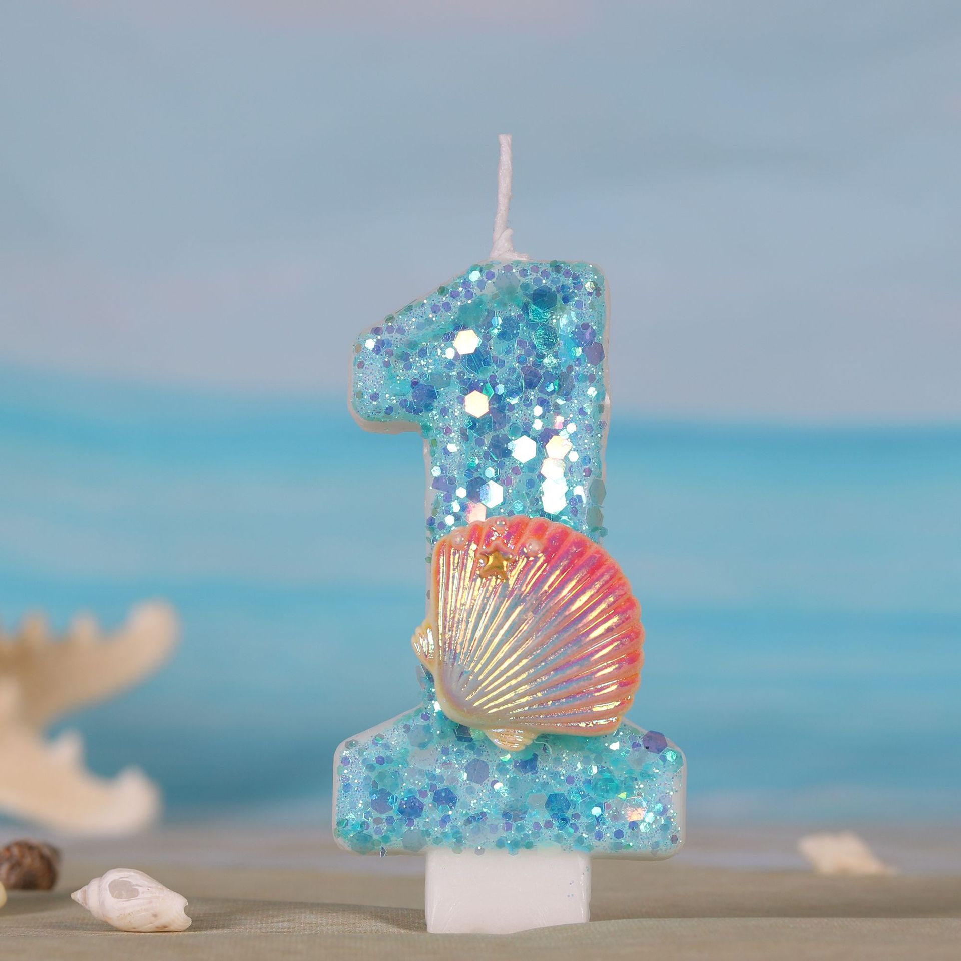 Okyanus Denizkızı Tema Kek Mum - Zebra Candle Supplies incelemesi ve fiyatı