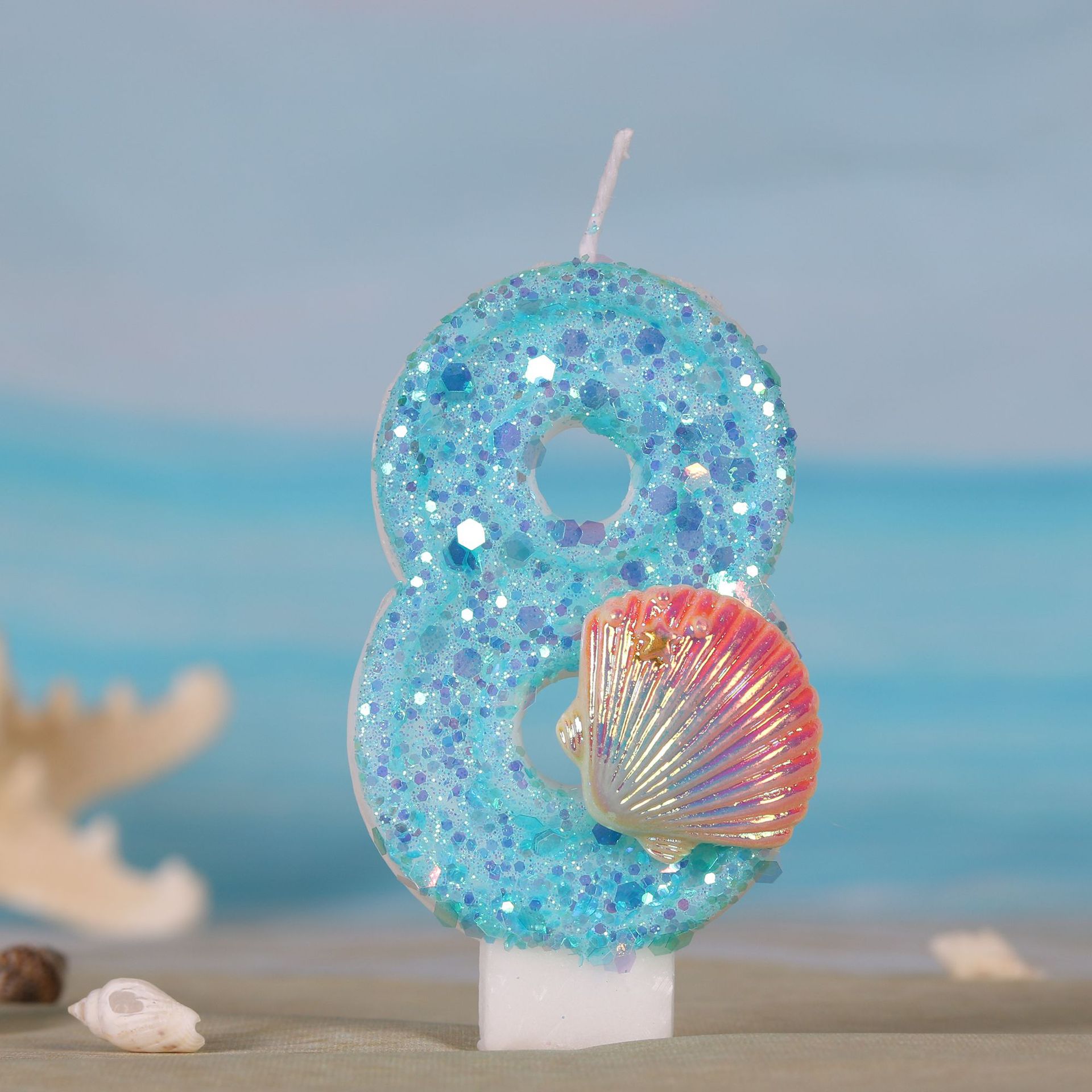 Okyanus Denizkızı Tema Kek Mum - Zebra Candle Supplies incelemesi ve fiyatı