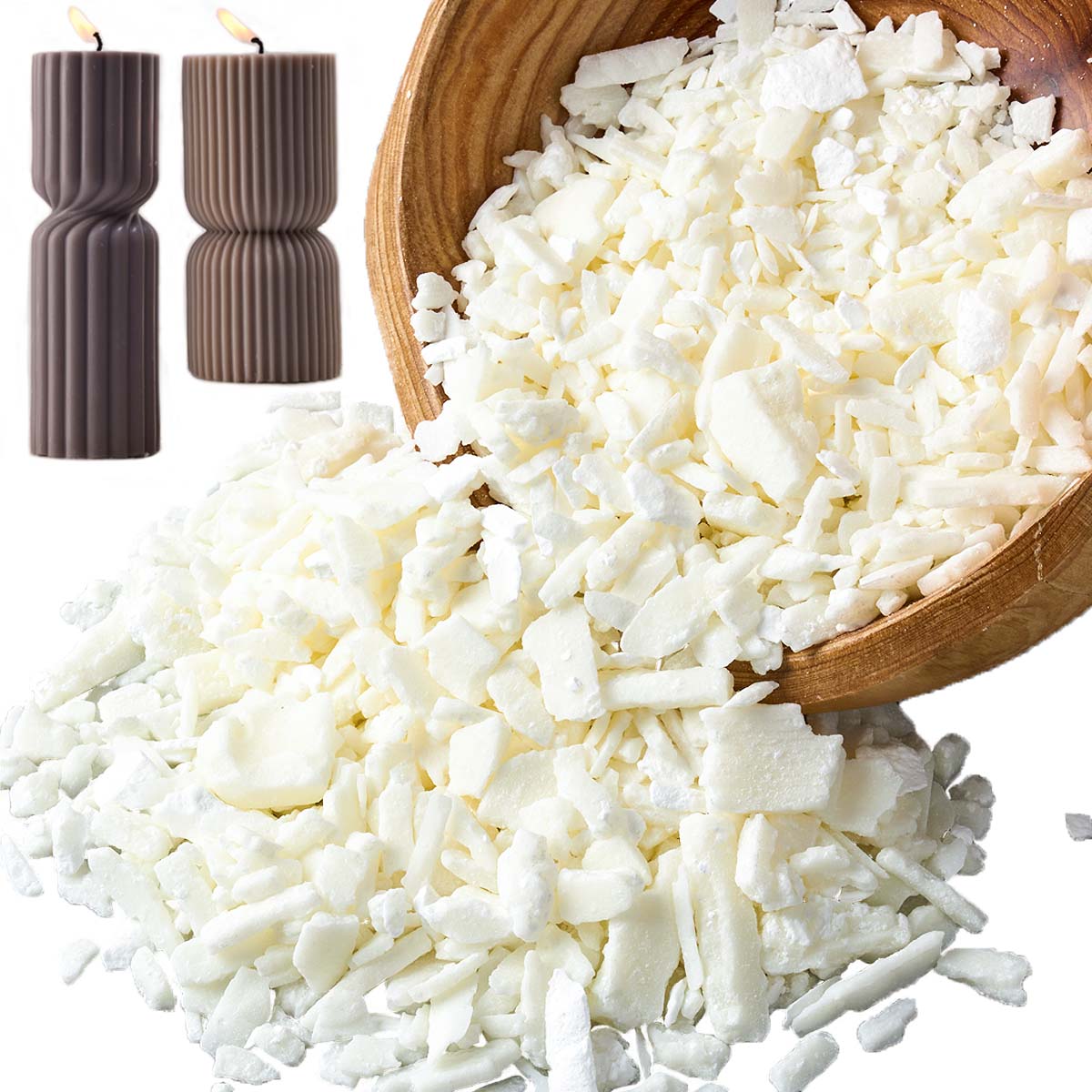 1 Pound Saf Beyaz Soya Balmumu - Candle Supplies Bulk incelemesi ve fiyatı