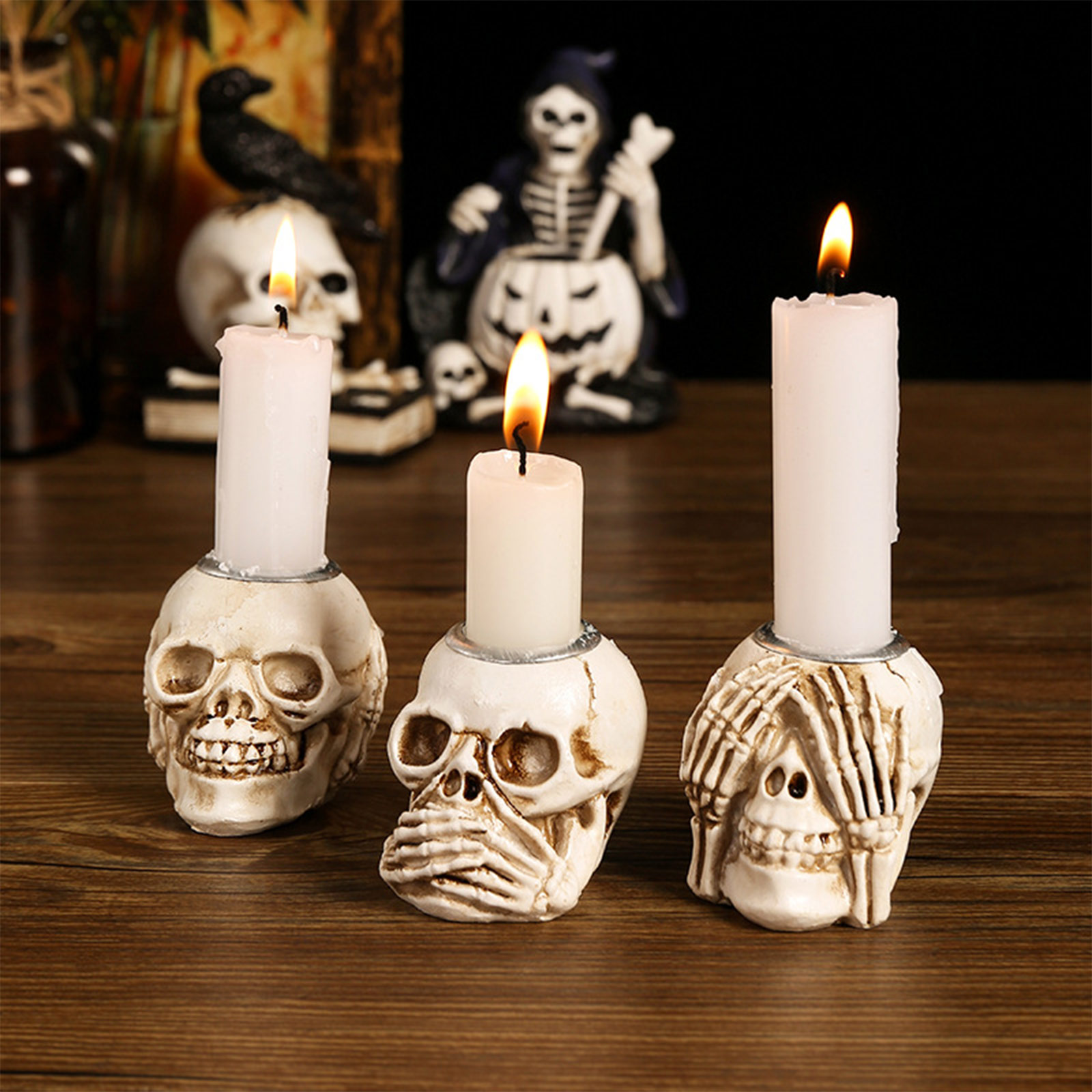 Cadılar bayramı Kafatası Mumlu - Candle Supplies Europe incelemesi ve fiyatı