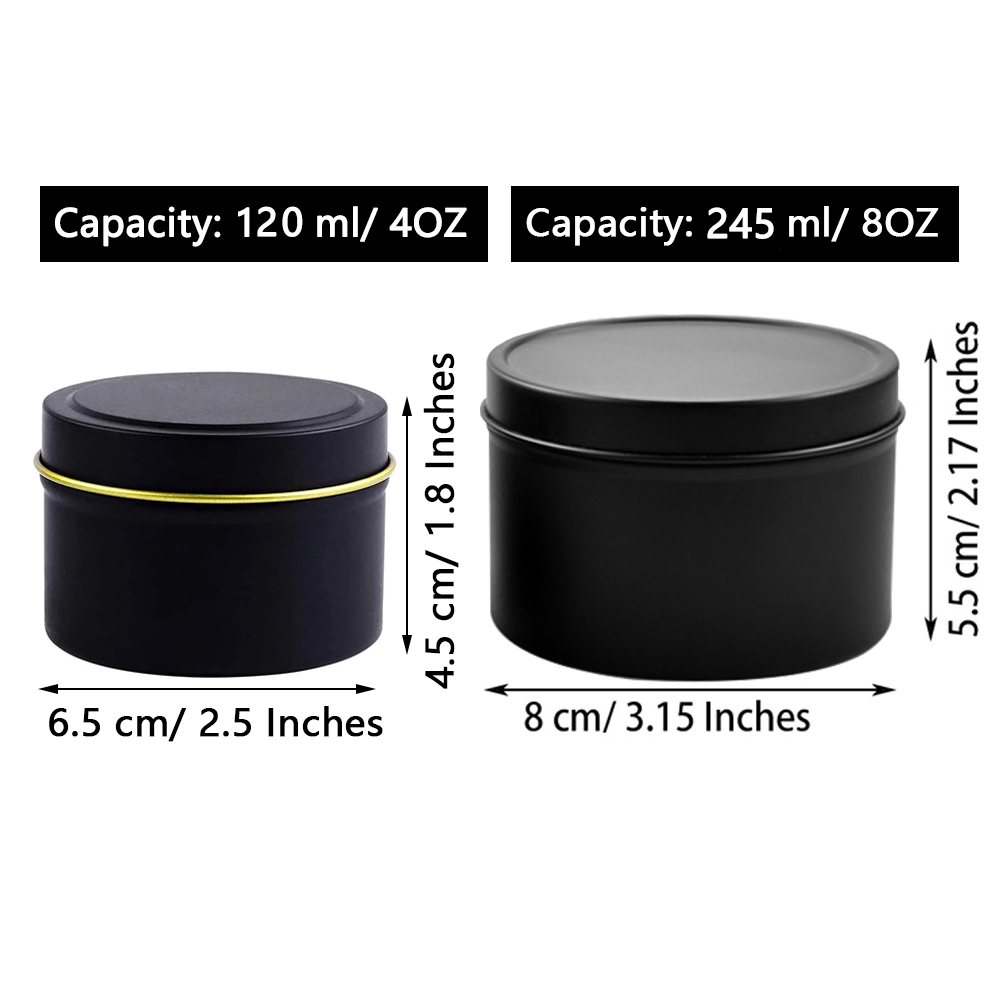 4oz/8oz Mum Kutuları Kapaklı,  - Candle Supplies Jars incelemesi ve fiyatı