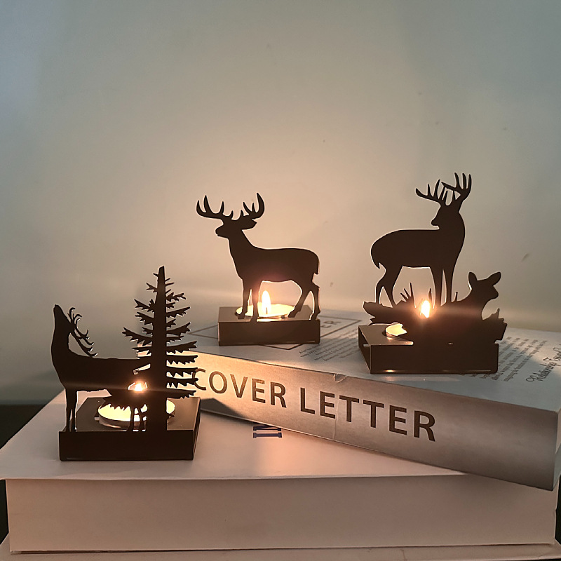 Metal Elk şamdan ev noel kayna - Candle Supplies Europe incelemesi ve fiyatı