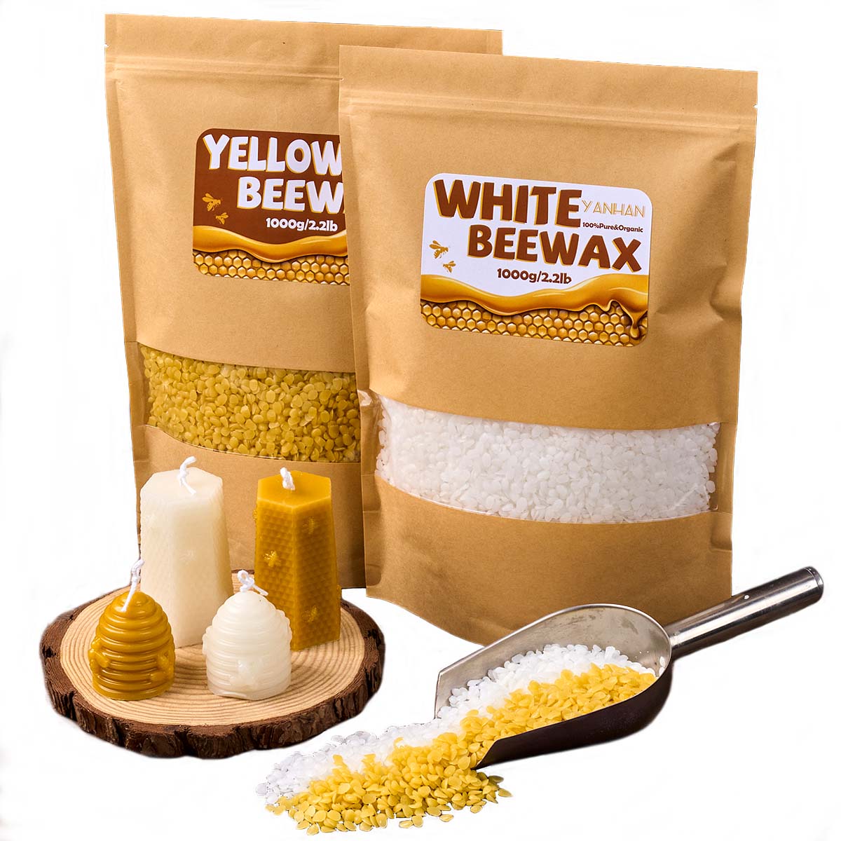 1000g Saf Doğal Granül Beyaz S - Candle Supplies Bulk incelemesi ve fiyatı