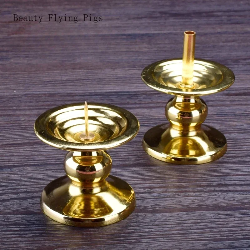 Metal şamdan tereyağı mumlukla - Candle Supplies Europe incelemesi ve fiyatı