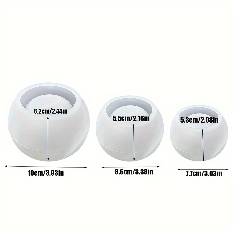 3 adet-yuvarlak saksı silikon  - Candle Supplies Jars incelemesi ve fiyatı