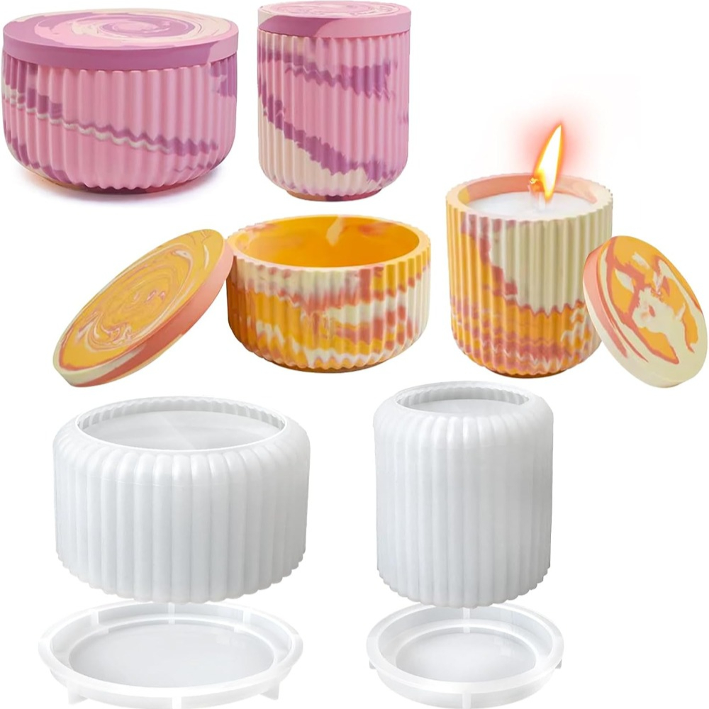 Silikon Kalıp Çizgili Yuvarlak - Candle Vessel Supplies incelemesi ve fiyatı