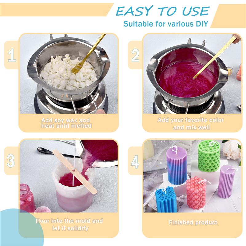 100/500g/1 kg Saf Soya Balmumu - Candle Supplies Bulk incelemesi ve fiyatı
