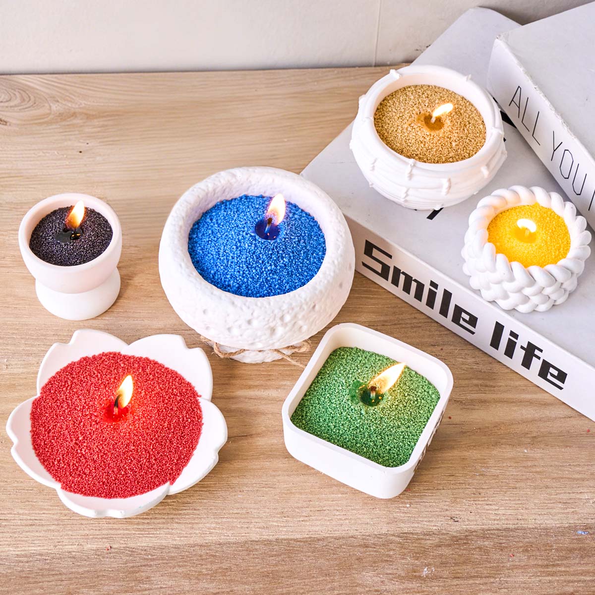 500g Renkli Granül İnci Balmum - Candle Supplies Bulk incelemesi ve fiyatı