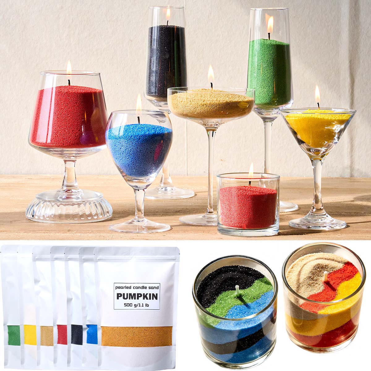 500g Renkli Granül İnci Balmum - Candle Supplies Bulk incelemesi ve fiyatı