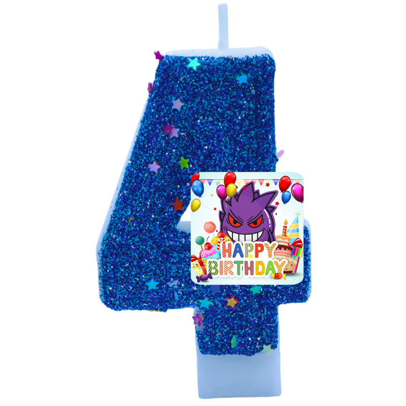 Pokemon Gengar Mumlar Temalı D - Zebra Candle Supplies incelemesi ve fiyatı